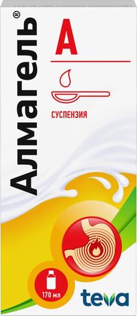 Фото Алмагель А, суспензия 170 мл