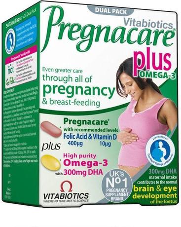 Фото Прегнакеа Плюс, набор таблеток и капсул, 56 шт.