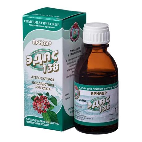 Фото Эдас-138 Арнаур, капли гомеопатические, 25 мл