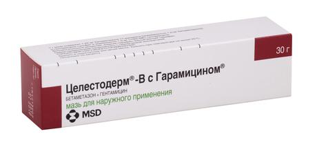 Фото Целестодерм В с гарамицином, мазь 30 г