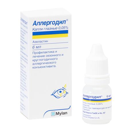 Фото Аллергодил, капли глазные 0.05%, 6 мл