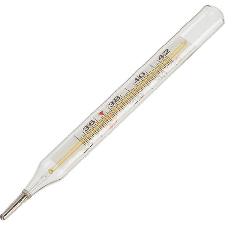 Фото Термометр медицинский ртутный в футляре