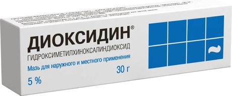 Фото Диоксидин, мазь 5%, 30 г