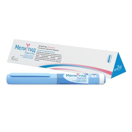 Фото Метилид, раствор п/к введения 6 мг/мл шприц-ручка 3 мл, 1 шт.