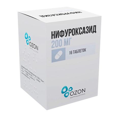 Фото Нифуроксазид, капсулы 200 мг (Озон), 16 шт.
