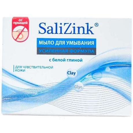 Фото Salizink мыло для умывания для чувствит кожи белая глина косметическое мыло 100 г №1