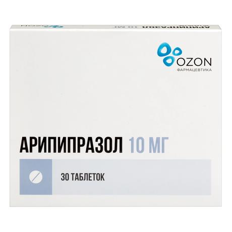 Фото Арипипразол, таблетки 10 мг, 30 шт.