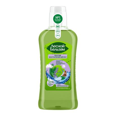 Фото Лесной бальзам, ополаскиватель для полости рта с маслом кедровых орешков и экстрактом шалфея, 400 мл