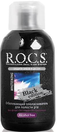 Фото Rocs Black Edition, ополаскиватель отбеливающий, 400 мл