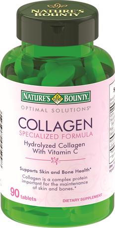 Фото Nature's Bounty Гидролизованный коллаген с витамином С, таблетки, 90 шт.