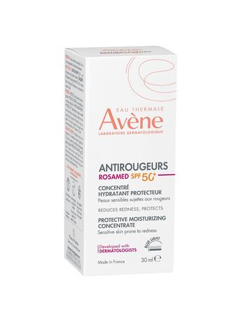 Фото AVENE Antirougeurs Rosamed SPF 50+ (Авен Антиружер Розамед) Защитный увлажняющий концентрат для кожи, склонной к покраснениям 30 мл
