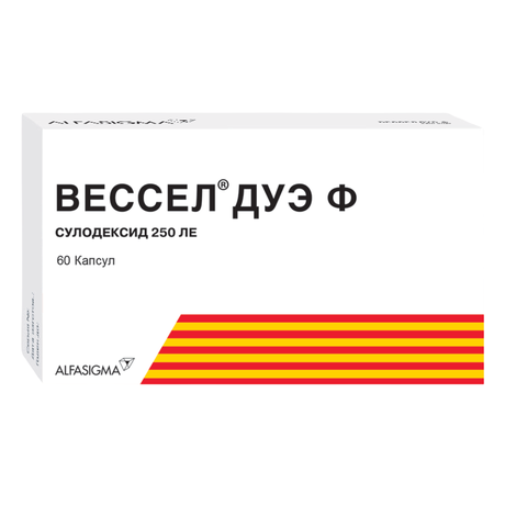 Фото Вессел Дуэ Ф, капсулы 250 ЛЕ, 60 шт.