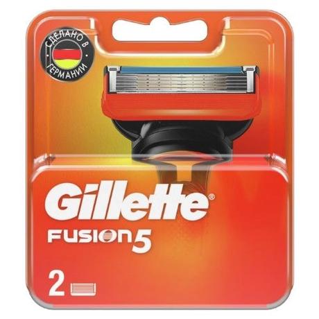 Фото Gillette Fusion, сменные кассеты, 2 шт.