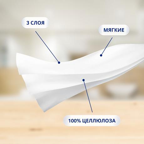 Фото Зева Делюкс Дизайн, платочки носовые бумажные, 100 шт.