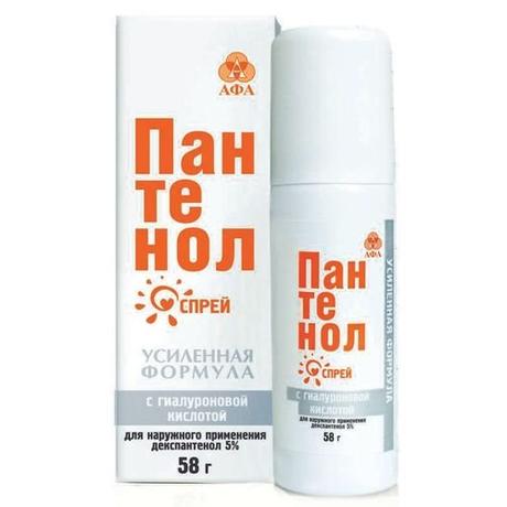Фото Vitateka/Витатека Пена-Спрей Пантенол с гиалуроновой кислотой косметическая пена 58 г №1