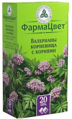 Фото Валерианы корневища с корнями, пакетики 1,5 г, 20 шт.