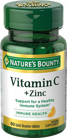Фото Nature'S Bounty Витамин С плюс цинк табл быстрораств х60