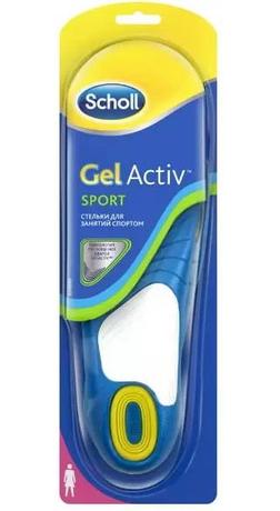 Фото Шолл GelActive Sport, стельки для занятий спортом для женщин, 2 шт.