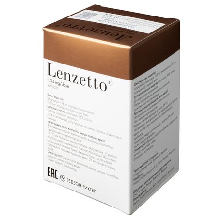 Фото Лензетто спрей трансдермальный 1,53 мг/доза фл 6,5 мл х1