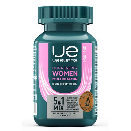 Фото UESUPPS Ультра Энерджи Вимен Мультивитамин Формула, таблетки, 60 шт.