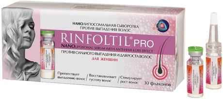 Фото РИНФОЛТИЛ ПРО нанолипосомальная сыворотка против выпадения волос для женщин, флаконы, 30шт по 160мг
