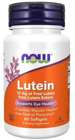 Фото NOW Лютеин Эстерс, капсулы 190 мг, 60 шт.