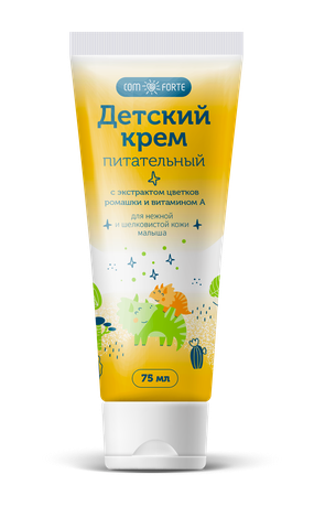 Фото ComForte Детский крем Питательный, туба 75 мл