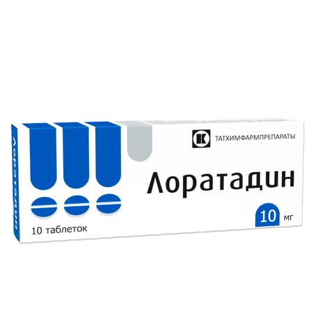 Фото Лоратадин Татхимфармпрепараты, таблетки 10 мг , 10 шт.