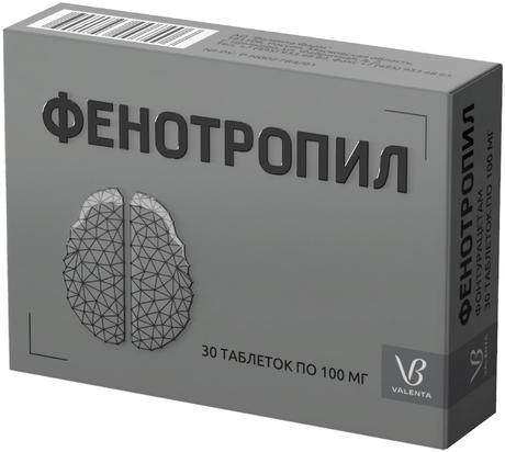 Фото Фенотропил, таблетки 100 мг, 30 шт.