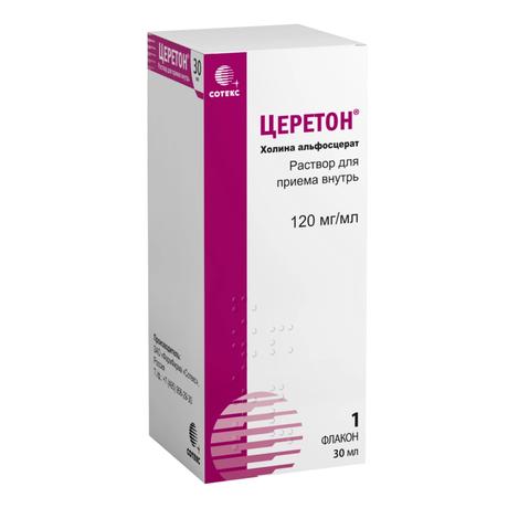 Фото Церетон, раствор для приема внутрь 120 мг/мл, 30 мл+пипетка и адаптер, 1 шт.