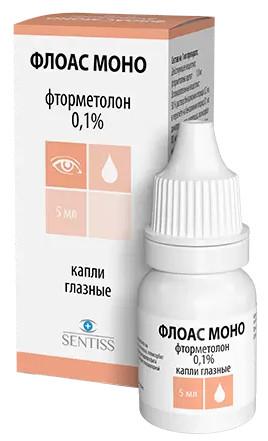 Фото Флоас Моно, капли глазные 0,1% 5 мл, 1 шт.