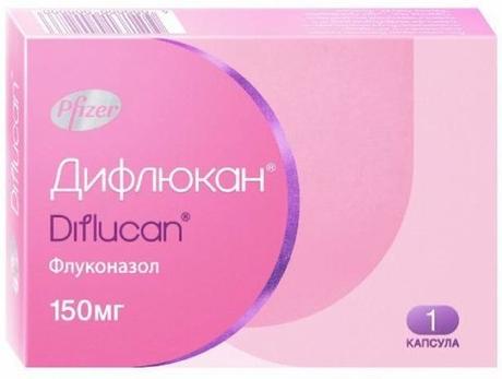 Фото Дифлюкан, капсула 150 мг, 1 шт.
