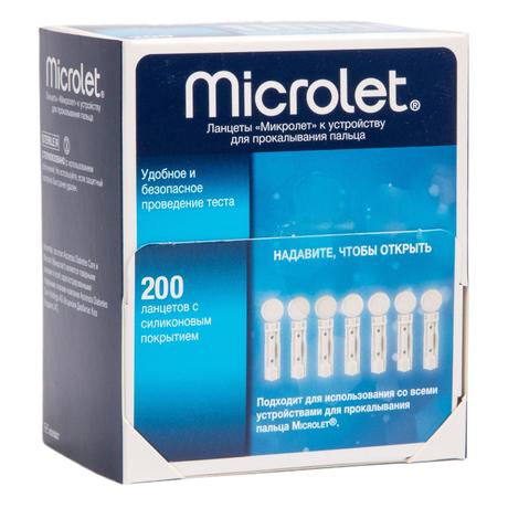 Фото Микролет, ланцеты, 200 шт.