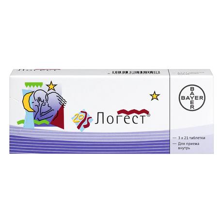 Фото Логест, таблетки покрыт. плен. об. 75 мкг+20 мкг, 63 шт.