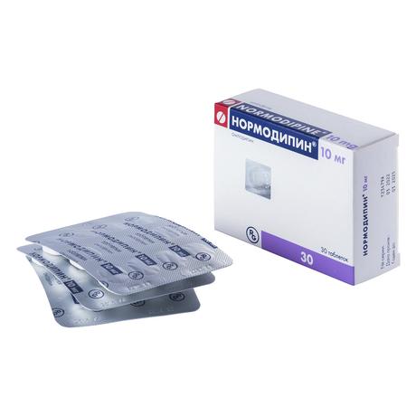 Фото Нормодипин, таблетки 10 мг, 30 шт.