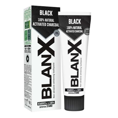 Фото Blanx Black Charcoal/Бланкс Блэк с углем зубная паста, 75 мл