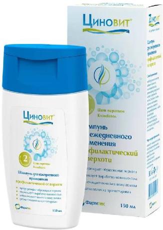 Фото Циновит, шампунь для профилактики перхоти, 150 мл
