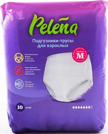 Фото Pelena, подгузники-трусики одноразовые (М, 80-130 см), 10 шт.