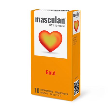 Фото Masculan Gold, презервативы, 10 шт.