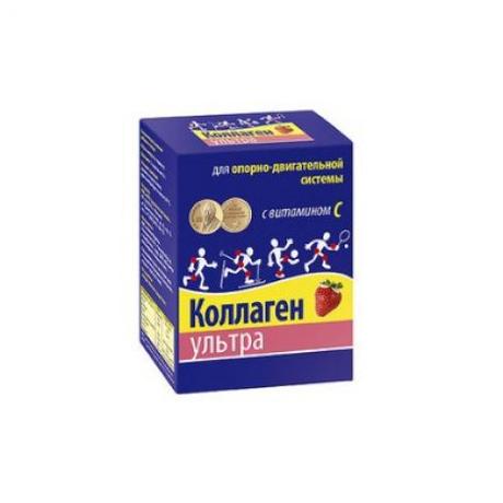 Фото Коллаген Ультра, порошок (клубника) 8 г, пакетики, 7 шт.