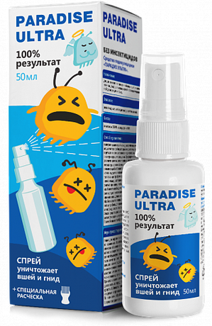 Фото Парадиз Ультра, средство педикулицидное спрей 50 мл