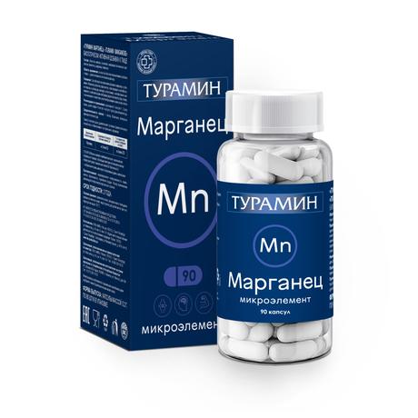 Фото Турамин Марганец, капсулы 0,2 г, 90 шт.