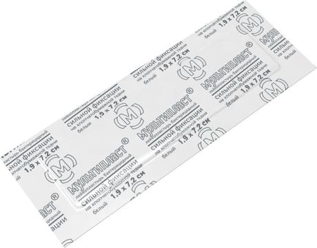 Фото Лейкопластырь бактерицидный сильной фиксации Мультипласт, 1,9 х 7,2 см