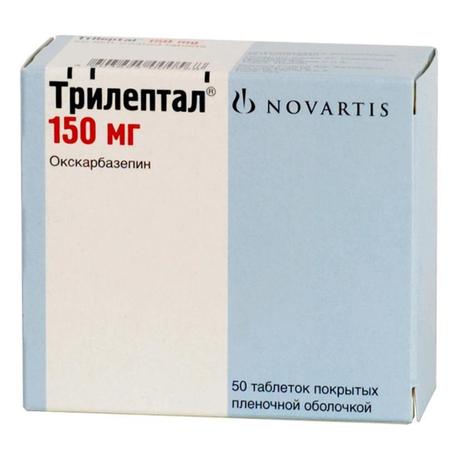 Фото Трилептал, таблетки покрыт. плен. об. 150 мг, 50 шт.