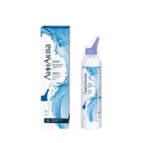 Фото ЛинАква Софт средство для промывания и орошения носа 0,9%, 150 мл