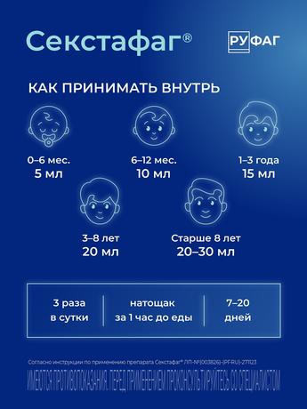 Фото Секстафаг Пиобактериофаг поливалентный, флаконы 20 мл, 4 шт.