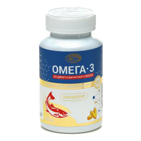 Фото Омега-3 из дикого камчатского лосося, капсулы (концентрат 65%) 600 мг, 160 шт.