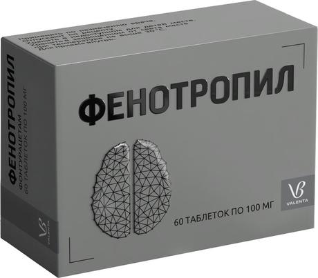 Фото Фенотропил, таблетки 100 мг, 60 шт.