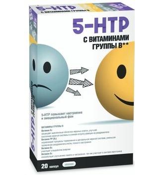 Фото Комплекс 5-НТР и витаминов группы В, капсулы, 20 шт.