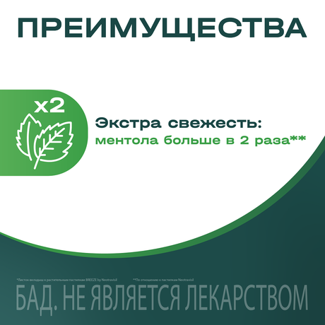 Фото BREEZE by Neotravisil раститетльные пастилки (вишня-лайм), 12 шт.